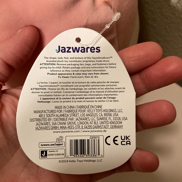 Squishmallows Plush Large 14 Inch Pink Suey Bunny Milkshake Easter 2024 - Picture 6 of 9